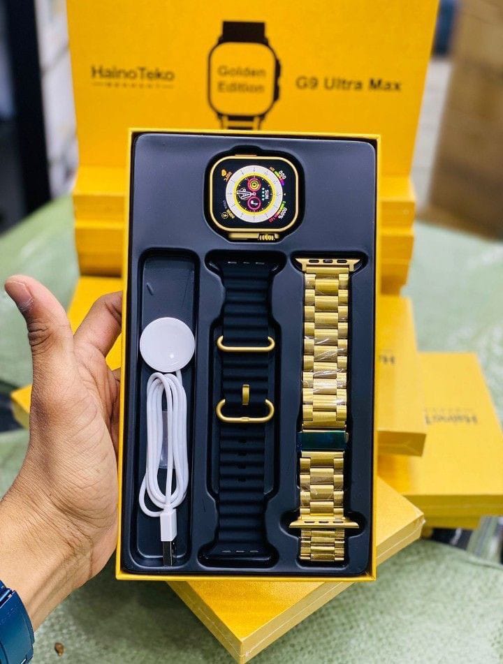 G9 Ultra Pro Smart Watch Golden Edition